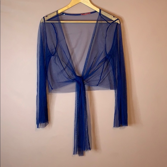 BLUE MESH COVER-UP!!! - Picture 3 of 5